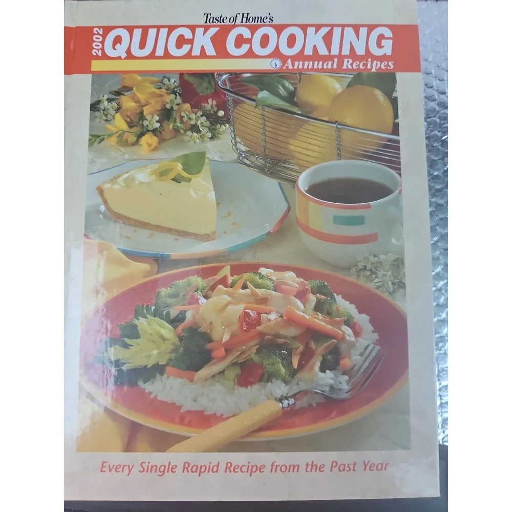 Taste Of Home's Quick Cooking Annual Recipes - Set Of 8- 1999- 2008 Hard Cover